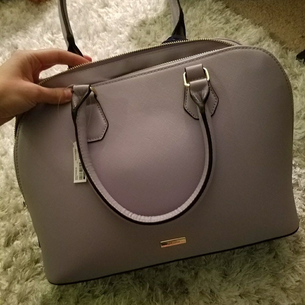 Aldo purple brand new purse with silky small scarf
